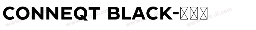 conneqt Black字体转换